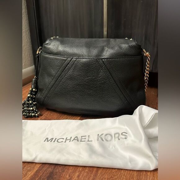 Michael Kors Aria Studded Medium Convertible Black - Picture 3 of 8